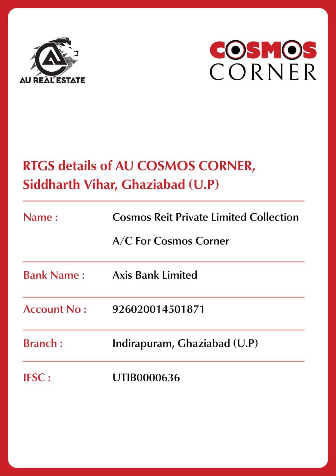 AU Cosmos Corner — 3 & 5 BHK Corner Homes in Siddharth Vihar, Ghaziabad — photo 4