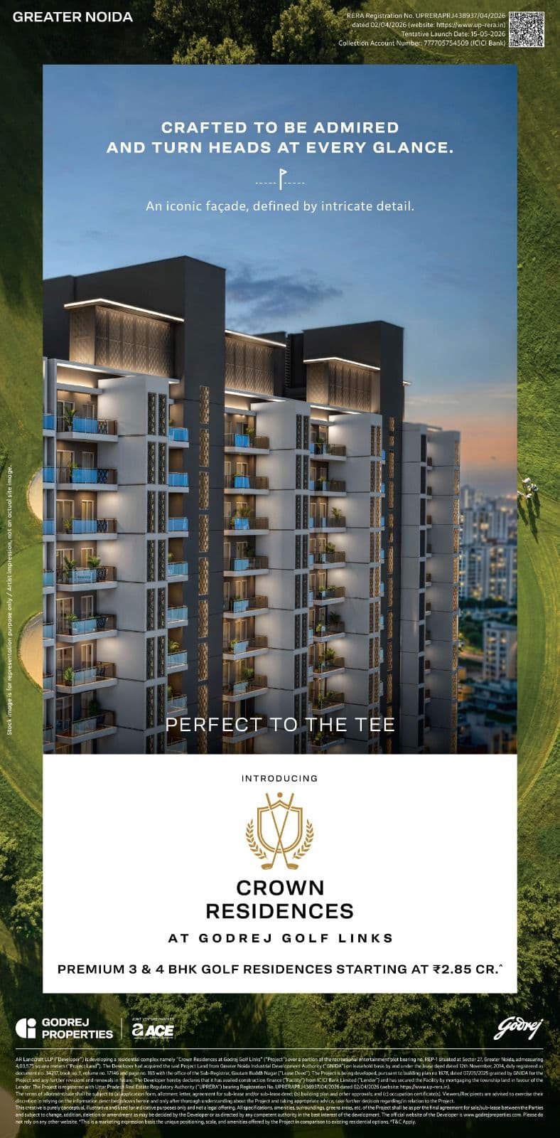 Crown Residences at Godrej Golf Links – 3 & 4 BHK Apartments, Sector 27, Greater Noida — photo 8