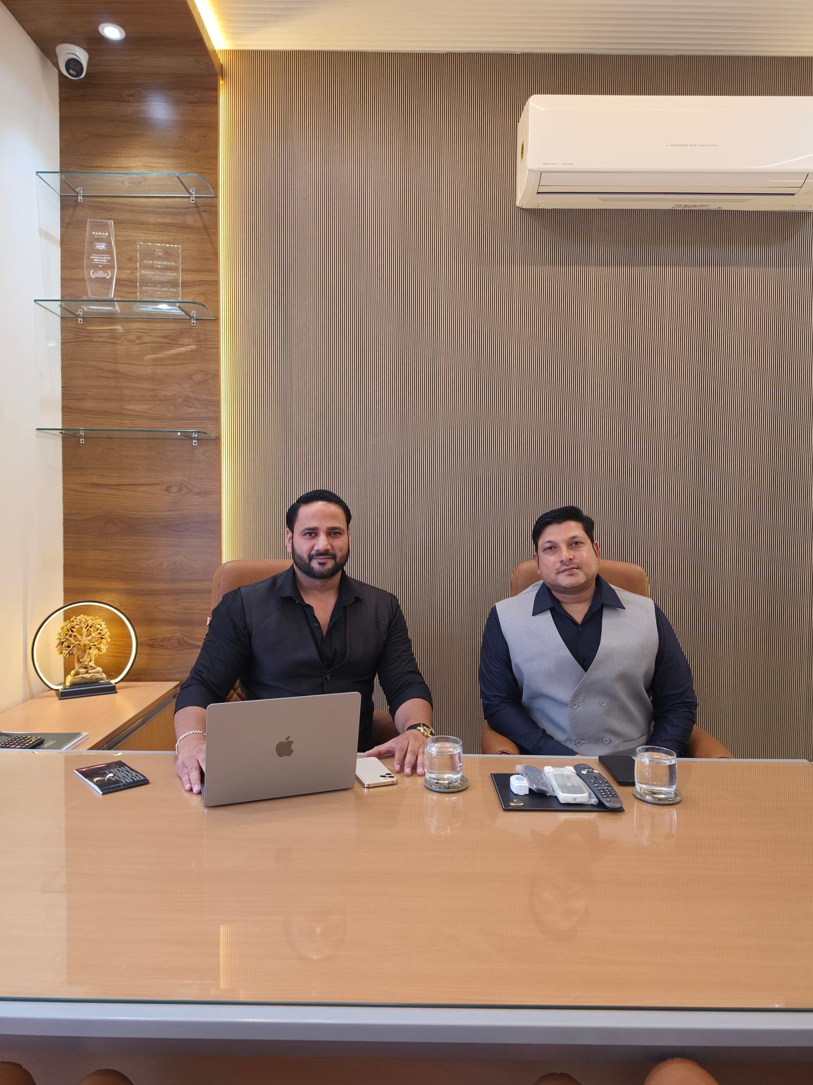 The Real Estate Guru founders at their Noida office